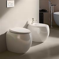 RAK CLOUD BIDET BIANCO ALPINO FILO MURO